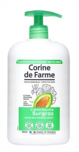 CORINE DE FARME SHOWER CREAM ULTRA-RICH SWEET ALMOND OIL 750 ML