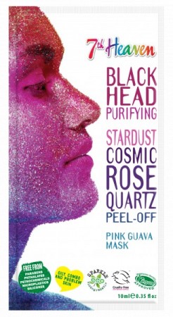 7th HEAVEN STARDUST BLACK HEAD PURIFYING COSMIC ROSE QUARTZ PEEL-OFF