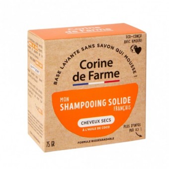 CORINE DE FARME SOLID SHAMPOO DRY HAIR 75 GR