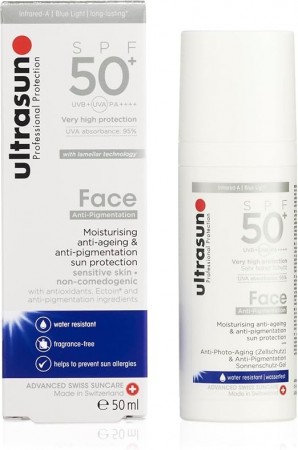 ULTRASUN FACE ANTI-PIGMENTATION SPF50+, 50ml