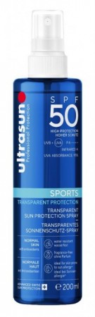 ULTRASUN SPORT SPRAY SPF50, 200ml